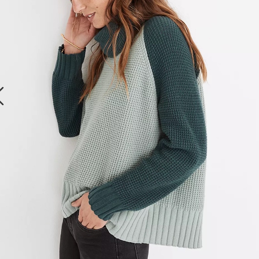 Madewell Turtleneck Cross Over Sweater